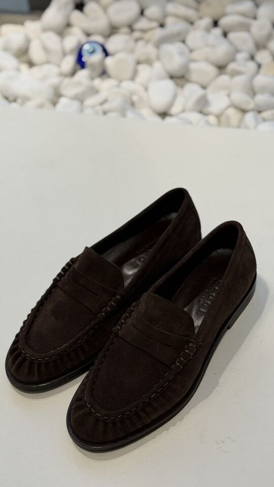 Süet Loafer