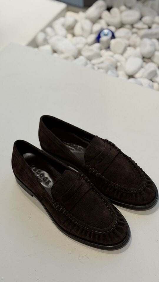 Süet Loafer